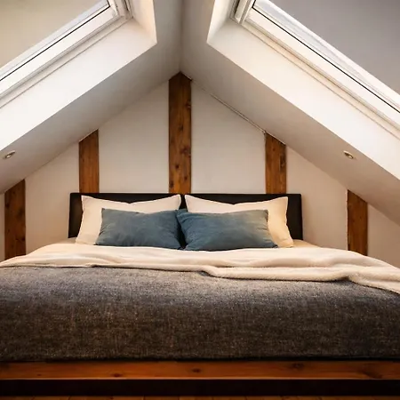 公寓 Romantisches Dach-loft Im Zentrum Mit Terasse I 100qm I Self Checkin
