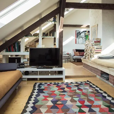 Appartement Romantisches Dach-loft Im Zentrum Mit Terasse I 100qm I Self Checkin Graz