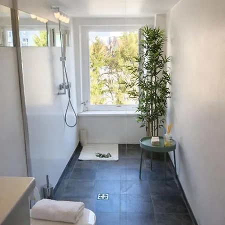 公寓 Romantisches Dach-loft Im Zentrum Mit Terasse I 100qm I Self Checkin
