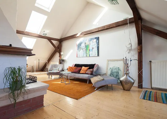 Romantisches Dach-loft Im Zentrum Mit Terasse I 100qm I Self Checkin Apartment Graz