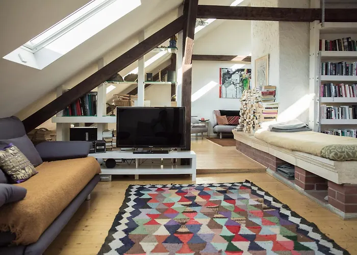 Appartement Romantisches Dach-loft Im Zentrum Mit Terasse I 100qm I Self Checkin Graz