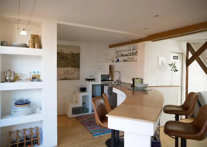 Romantisches Dach-Loft Im Zentrum Mit Terasse I 100Qm I Self Checkin