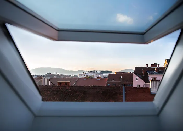 Romantisches Dach-loft Im Zentrum Mit Terasse I 100qm I Self Checkin * Graz